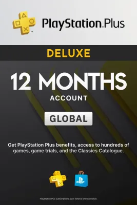 PlayStation Plus Deluxe 12 Months Membership (Global) - PSN Account